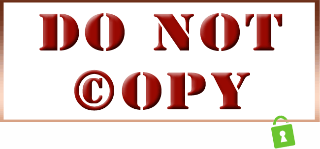 do not copy