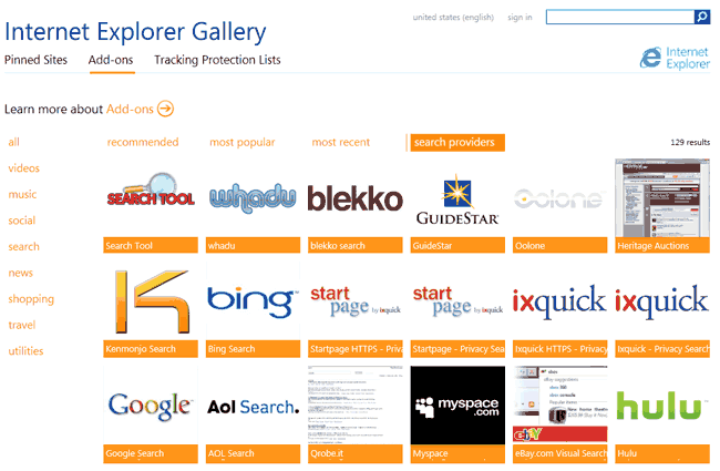 IE Gallery