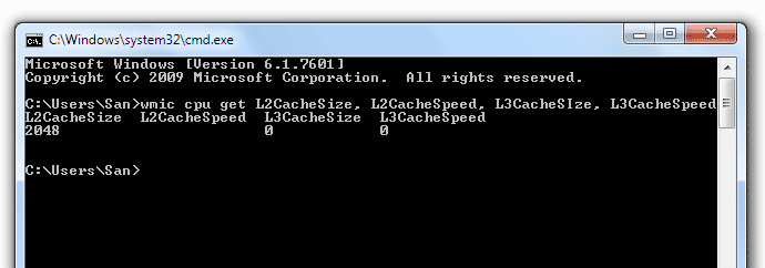 wmic-cpu-l2cachesize